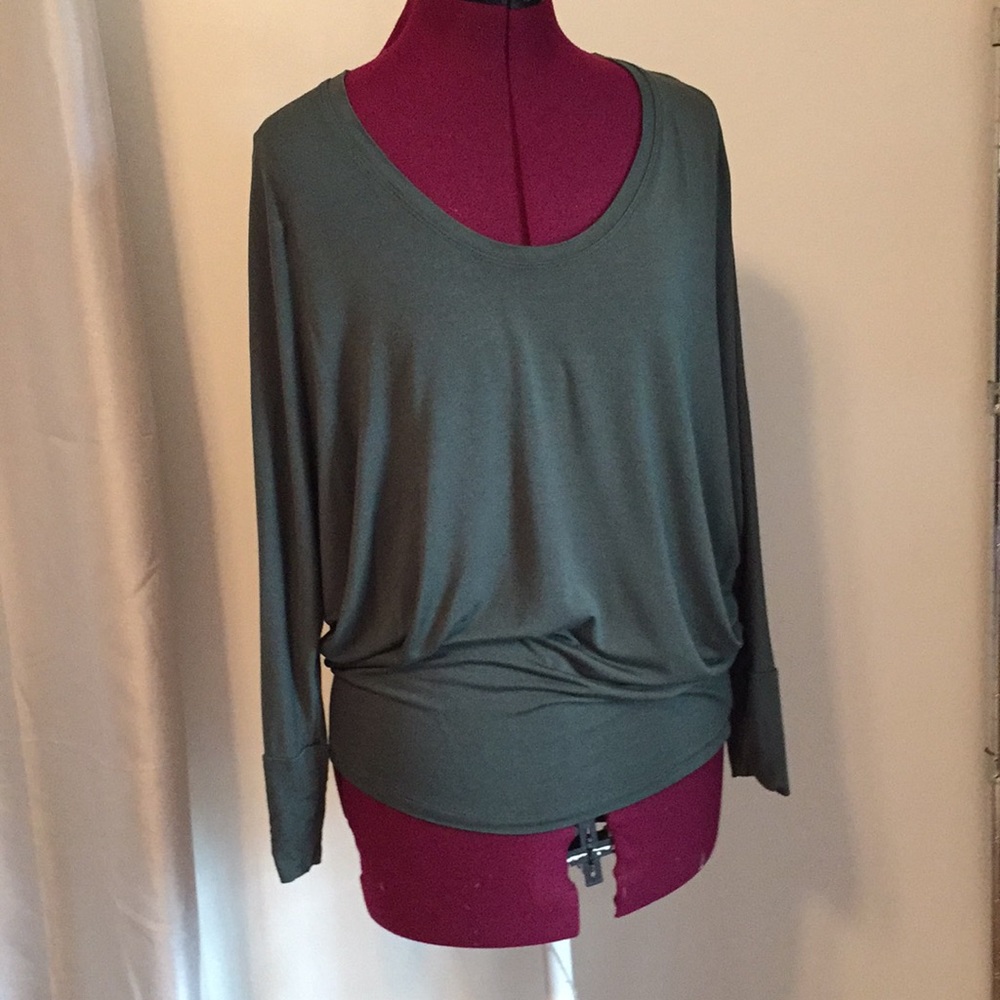 Dark green casual top